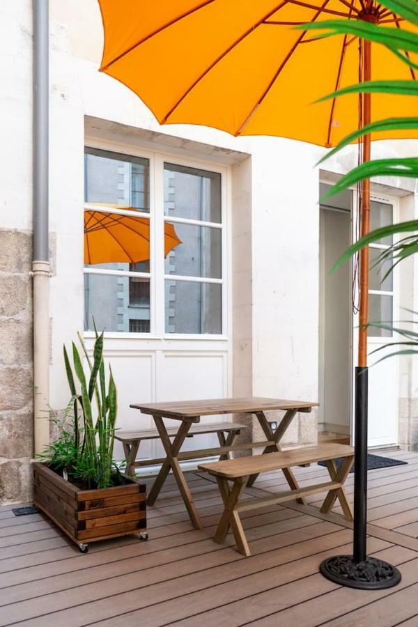 Hypercentre Appart 2 A 4 Pers, Calme & Cosy Avec Terrasse Privee Nantes Zewnętrze zdjęcie